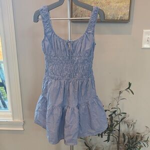 Nia Salt mini dress striped cotton sundress Revolve